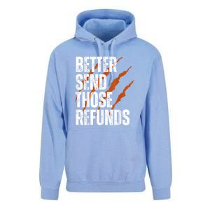 Better Send Those The Refunds Cincy Cincinnati Football Unisex Surf Hoodie