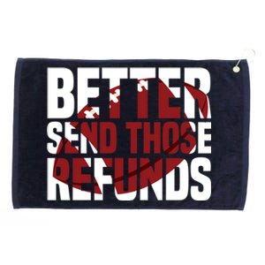 Better Send Those The Refunds Cincy Cincinnati Football Grommeted Golf Towel