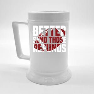 Better Send Those The Refunds Cincy Cincinnati Football Beer Stein