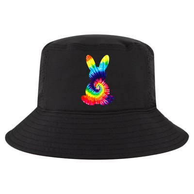 Bunny Silhouette Tie Dye, Funny Boy Girl Kid Cool Comfort Performance Bucket Hat