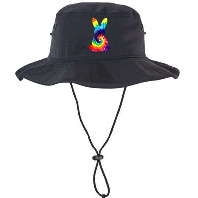 Bunny Silhouette Tie Dye, Funny Boy Girl Kid Legacy Cool Fit Booney Bucket Hat