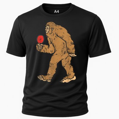 Bigfoot Sasquatch Table Tennis Ping Pong Player King Performance Shirt