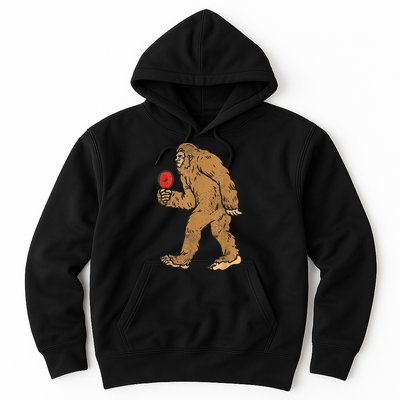 Bigfoot Sasquatch Table Tennis Ping Pong Player King Hoodie