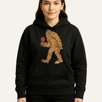 Bigfoot Sasquatch Table Tennis Ping Pong Player King Hoodie