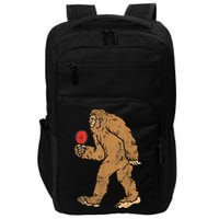 Bigfoot Sasquatch Table Tennis Ping Pong Player King Impact Tech Backpack