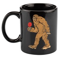 Bigfoot Sasquatch Table Tennis Ping Pong Player King 11oz C Handle Ceramic Mug