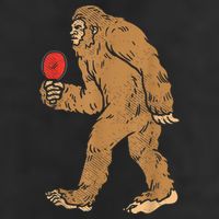 Bigfoot Sasquatch Table Tennis Ping Pong Player King Beanie