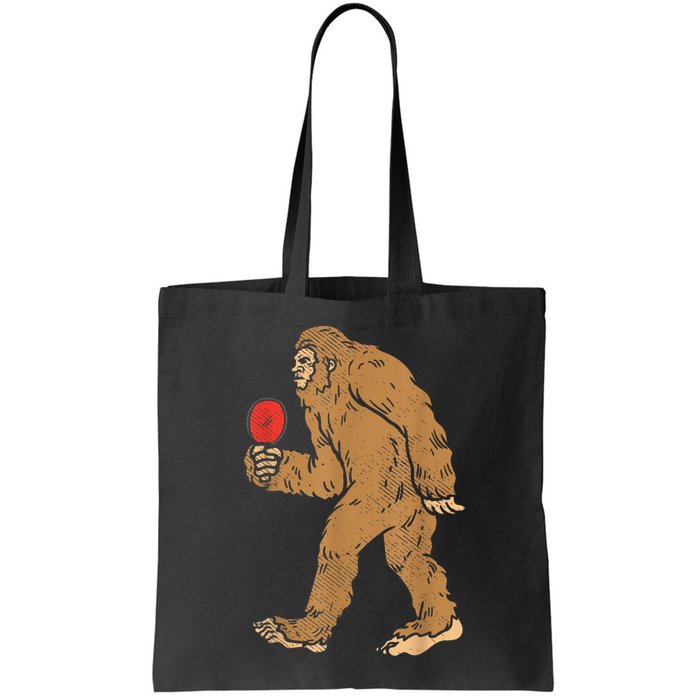 Bigfoot Sasquatch Table Tennis Ping Pong Player King Bag