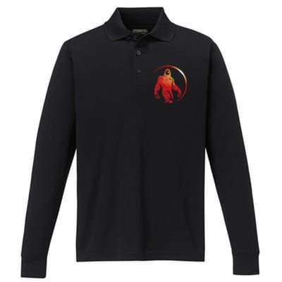 Bigfoot Sunglasses Total Eclipse Performance Long Sleeve Polo