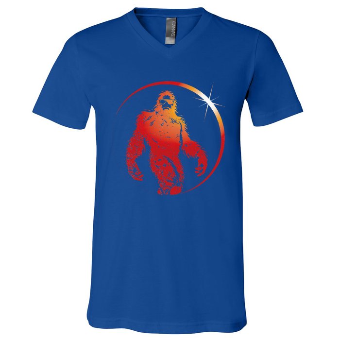 Bigfoot Sunglasses Total Eclipse V-Neck T-Shirt