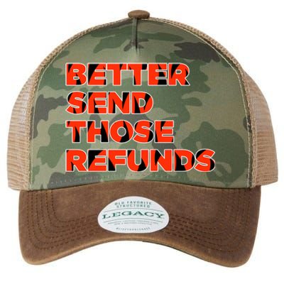 Better Send Those The Refunds Cincy Cincinnati Football Legacy Tie Dye Trucker Hat