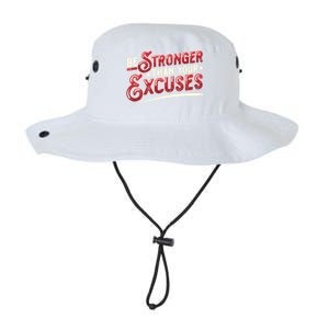 Be Stronger Than Your Excuses Fitness Meaningful Gift Legacy Cool Fit Booney Bucket Hat