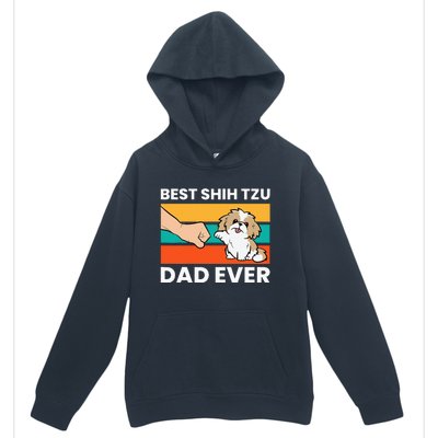 Best Shih Tzu Dad Ever Funny Shih Tzu Urban Pullover Hoodie