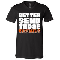 Better Send Those Refunds Cincinnati Football V-Neck T-Shirt