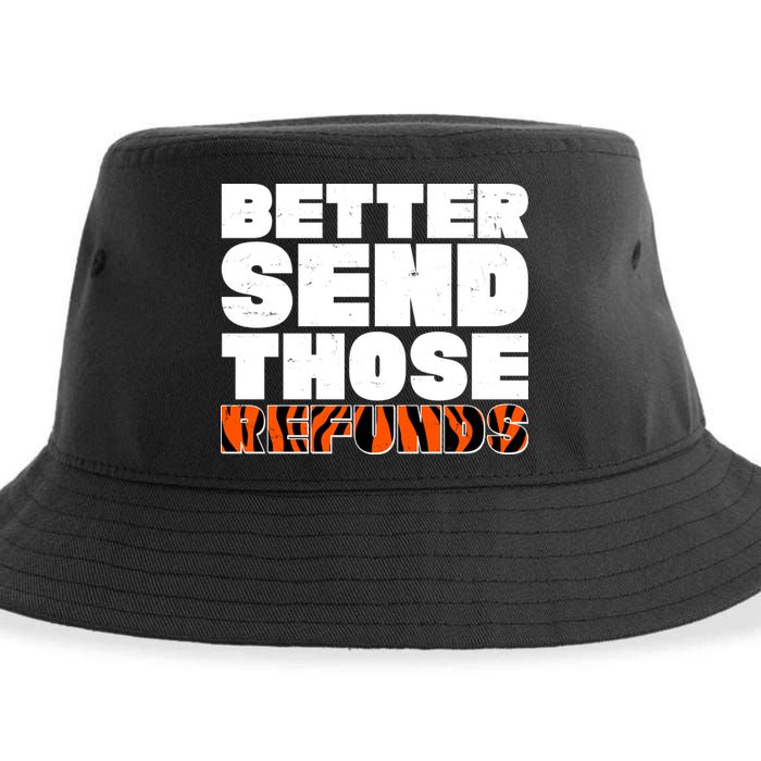 Better Send Those Refunds Cincinnati Football Sustainable Bucket Hat