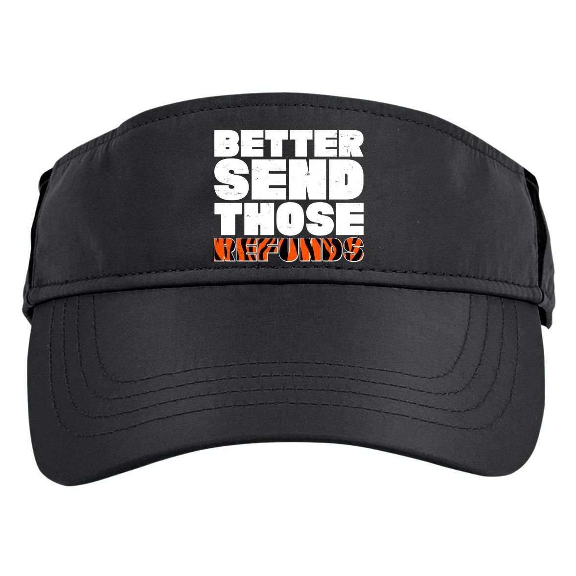 Better Send Those Refunds Cincinnati Football Adult Drive Performance Visor