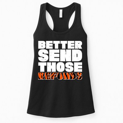 Better Send Those Refunds Cincinnati Football Womens Tank Top