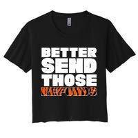 Better Send Those Refunds Cincinnati Football Crop Top