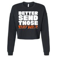 Better Send Those Refunds Cincinnati Football Cropped Pullover Crew