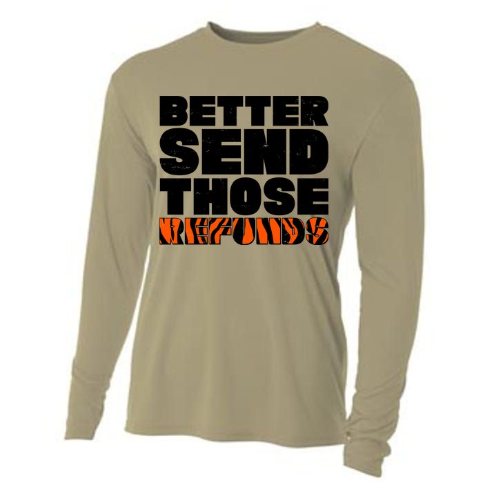 Better Send Those Refunds Cincinnati Football Cooling Performance Long Sleeve Crew
