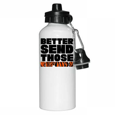 Better Send Those Refunds Cincinnati Football Aluminum Water Bottle 