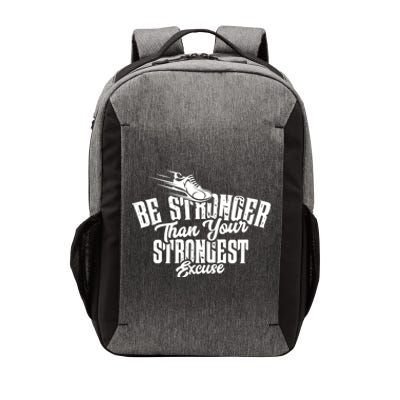 Be Stronger Than Your Strongest Excuse Running Motivation Funny Gift Vector Backpack