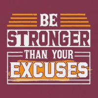 Be Stronger Than Your Excuses 16oz Travel Tumbler