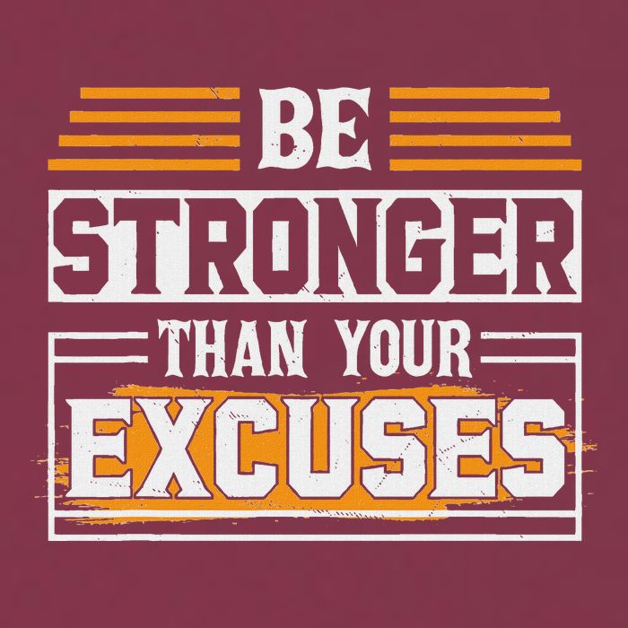 Be Stronger Than Your Excuses 16oz Travel Tumbler