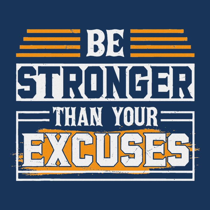 Be Stronger Than Your Excuses Infant Baby Jersey Bodysuit