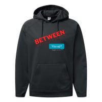 Between Situationship Text Performance Fleece Hoodie