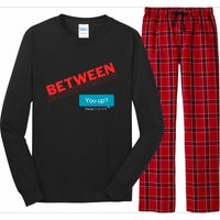 Between Situationship Text Long Sleeve Pajama Set