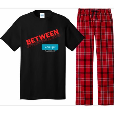 Between Situationship Text Pajama Set