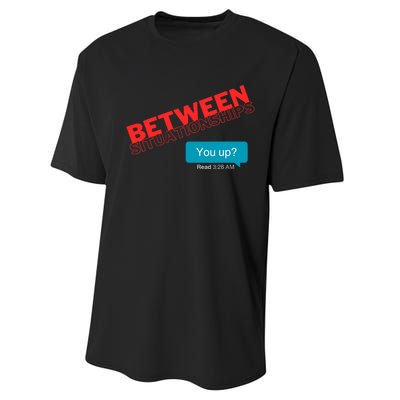 Between Situationship Text Performance Sprint T-Shirt