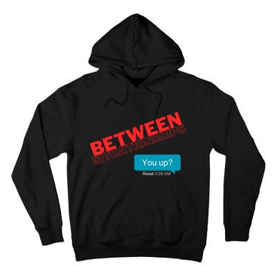 Between Situationship Text Tall Hoodie