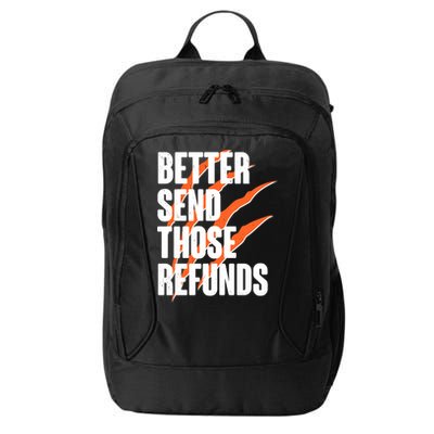 Better Send Those Refunds Cincinnati Football Claw Strike City Backpack