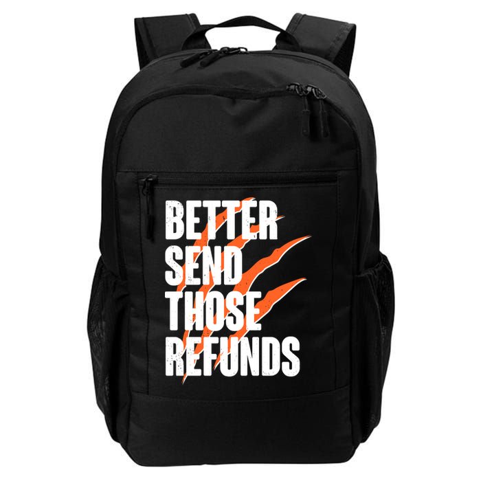 Better Send Those Refunds Cincinnati Football Claw Strike Backpack