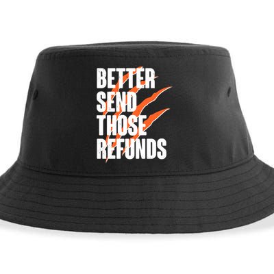 Better Send Those Refunds Cincinnati Football Claw Strike Sustainable Bucket Hat