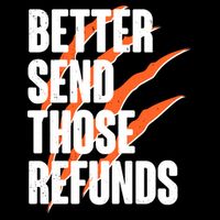 Better Send Those Refunds Cincinnati Football Claw Strike Drawstring Bag