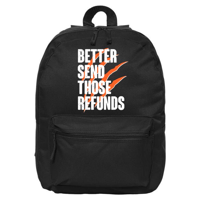 Better Send Those Refunds Cincinnati Football Claw Strike 16 in Basic Backpack