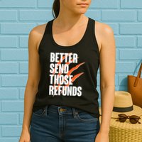 Better Send Those Refunds Cincinnati Football Claw Strike Womens Tank Top