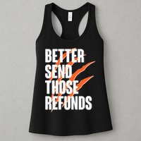 Better Send Those Refunds Cincinnati Football Claw Strike Womens Tank Top