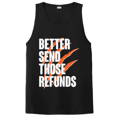 Better Send Those Refunds Cincinnati Football Claw Strike PosiCharge Competitor Tank