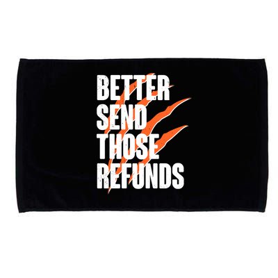 Better Send Those Refunds Cincinnati Football Claw Strike Microfiber Hand Towel