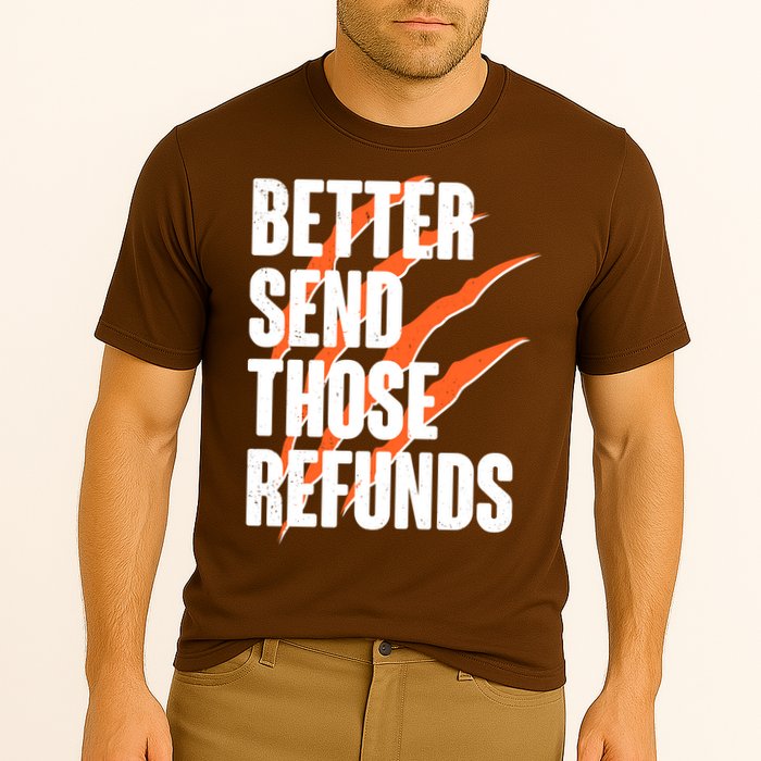 Better Send Those Refunds Cincinnati Football Claw Strike Performance Shirt