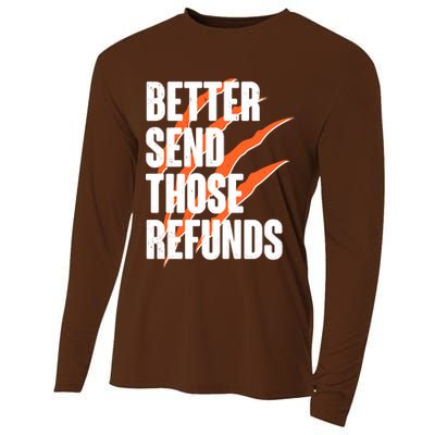Better Send Those Refunds Cincinnati Football Claw Strike Cooling Performance Long Sleeve Crew