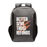 Better Send Those Refunds Cincinnati Football Claw Strike Vector Backpack