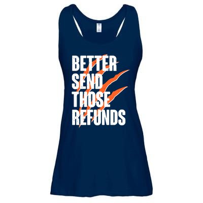 Better Send Those Refunds Cincinnati Football Claw Strike Ladies Essential Flowy Tank