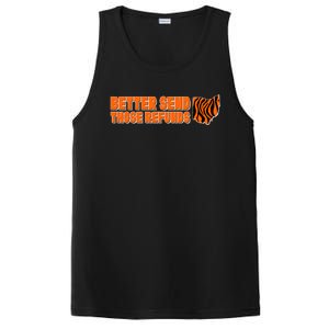 Better Send Those Refunds Cincinnati Ohio Football PosiCharge Competitor Tank