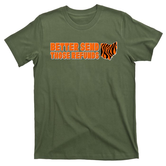 Better Send Those Refunds Cincinnati Ohio Football T-Shirt