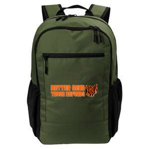 Better Send Those Refunds Cincinnati Ohio Football Daily Commute Backpack